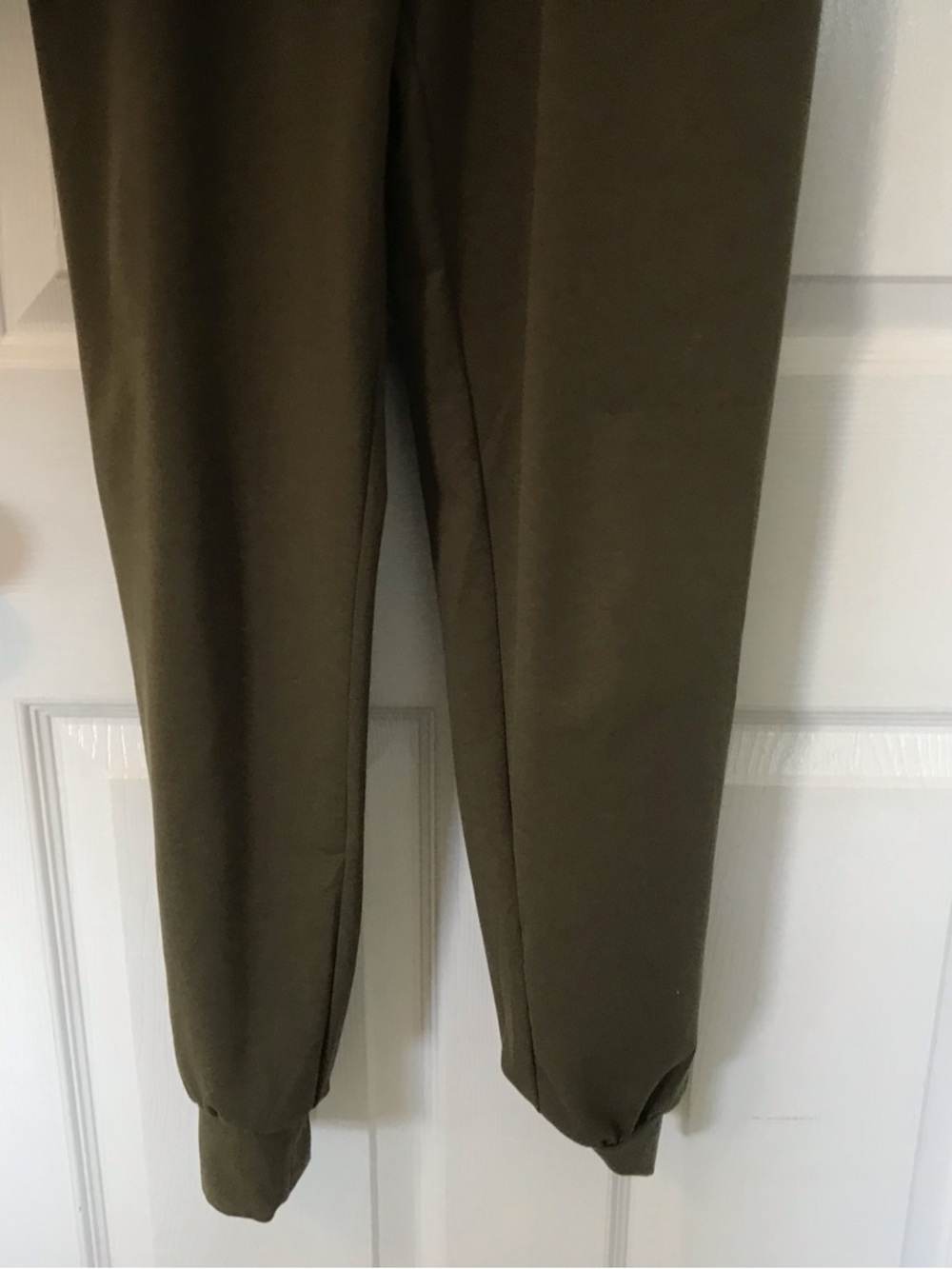 Olive Green Women's Jumpsuit - Picture 4 of 10